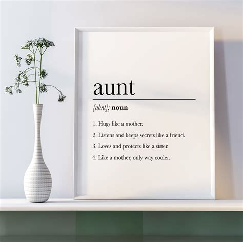 aunt definition dictionary meaning t for aunty auntie etsy australia