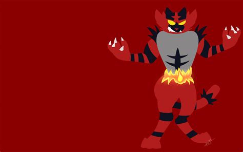 Pokemon Incineroar Minimalist Wallpaper 1 By Umaraspberry On Deviantart