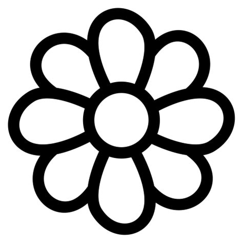 Dibujos para colorear de flores de 9 petalos - Imagui