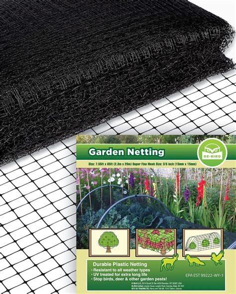 De Bird Garden Fencing 75 X 65 Ft Heavy Duty Bird Netting For Garden