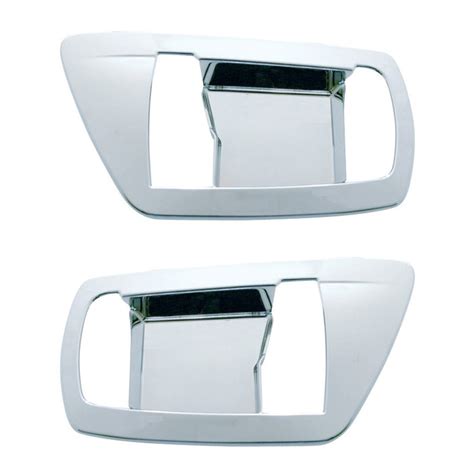Kenworth W900t660 Chrome Plastic Interior Door Handle Insert Pair