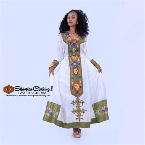 Traditional Ethiopian Eritrean Habesha Wedding Dresses Ethiopianclothingnet Ethiopian