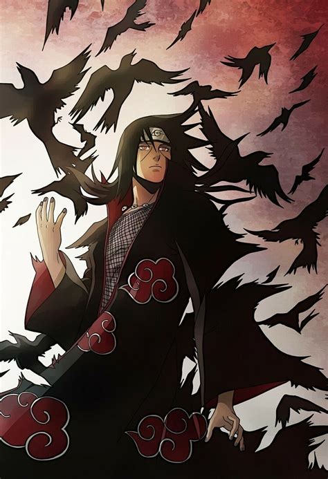 Itachi Uchiha Art Poster Framed Naruto Anime New Usa 1 Ebay
