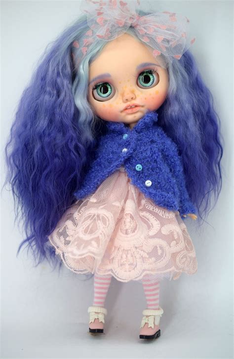 Custom Blythe Doll Ooak Mohair Hair с изображениями Картины