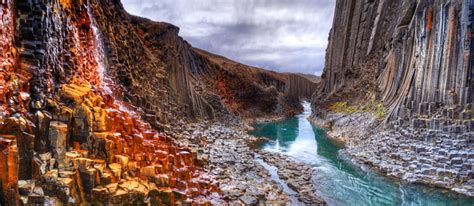 Studlagil Basalt Canyon Iceland Stock Photo Download Image Now Istock