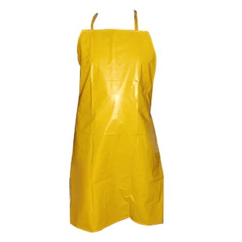 Yellow Pvc Apron For Industrial Size Free Size At Rs 60 Piece In Kalyan