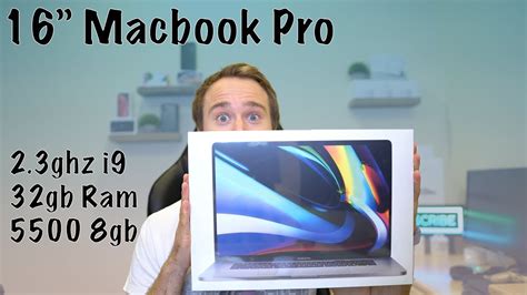 Macbook Pro Unboxing And First Impressions Youtube