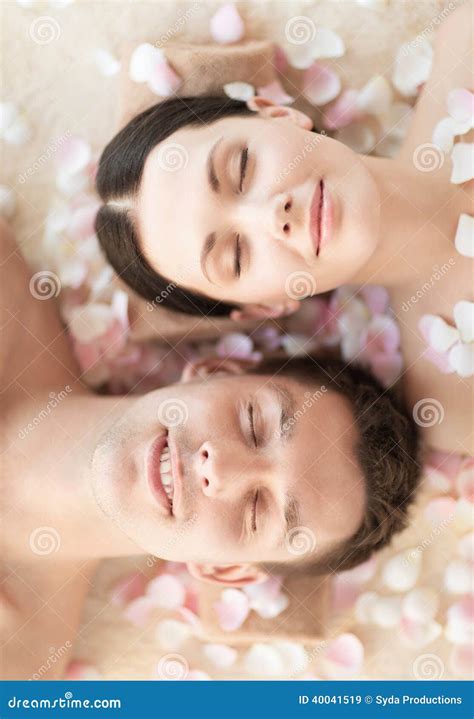 Couple In Spa Stock Image Image Of Dayspa Lying Closed 40041519