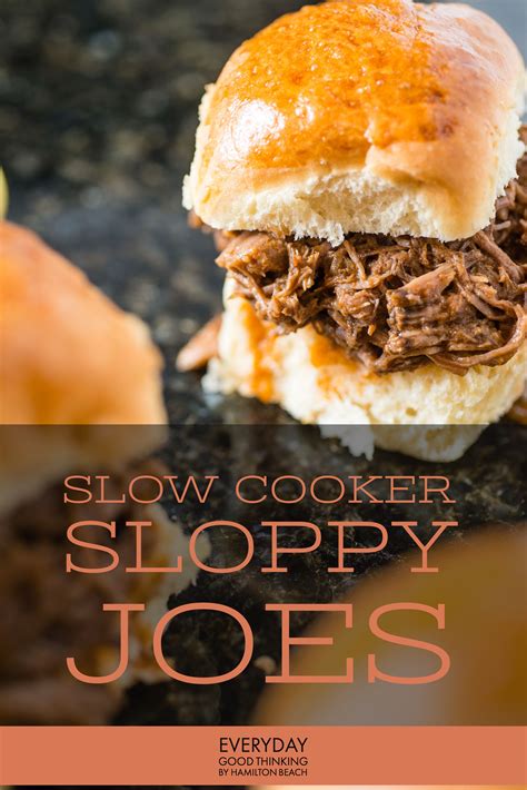 Easy Slow Cooker Sloppy Joes Recipe