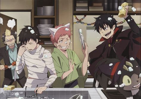 Download Ryuji Suguro Yukio Okumura Renzo Shima Kuro Ao No Exorcist