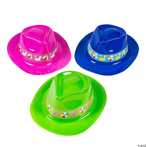 Pool Party Fedora Hats Oriental Trading