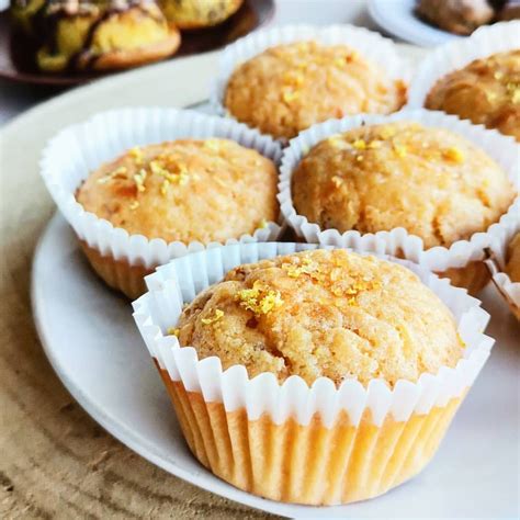 Bolinhos de coco limão e queijo