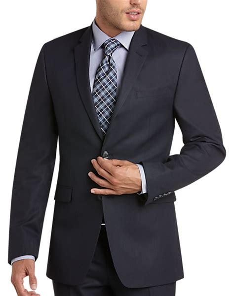 Perry Ellis Portfolio Navy Extreme Slim Fit Suit (Outlet) - Extreme Slim Fit | Men's Wearhouse