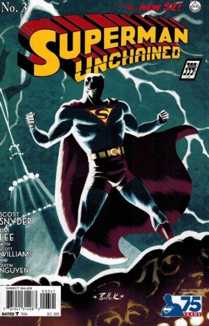 Superman Unchained 5 75th Anniversary Variant 1930s Cover Dc Comics 52