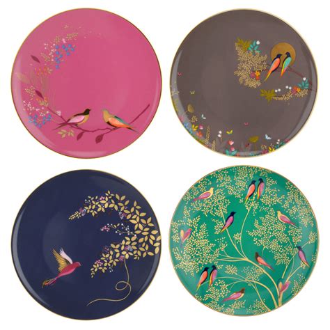 Sara Miller Cake Plates Set Of 4 Chelsea Collection House Of Portmeirion