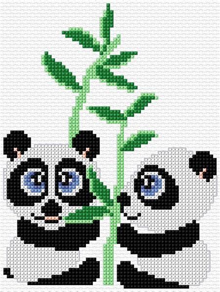 Pandas Cross Stitch Designs