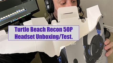 Turtle Beach Recon P Unboxing Audio Test Youtube