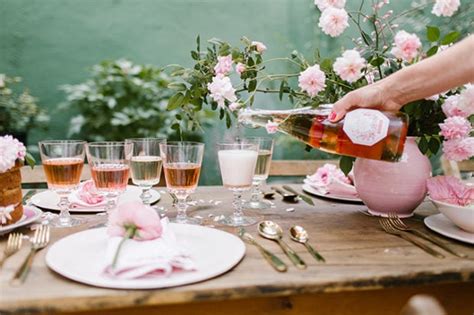 Party Planning A Perfectly Pink Rosé Tasting Luncheon Lauren Conrad