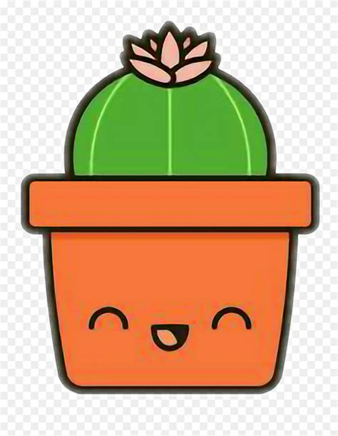 Download Cactus Kawaii Transparent And Png Clipart Free Download Cute