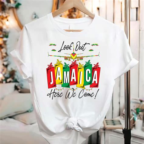 Look Out Jamaica Here We Come Vacation Shirt Airport Shirt Jamaica