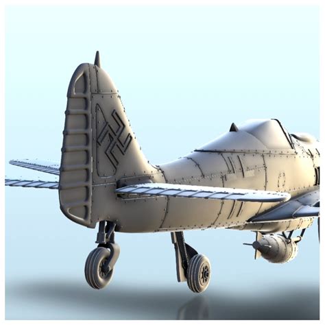 Hartolia Miniatures Focke Wulf Fw 190 Stl File For 3d Printing