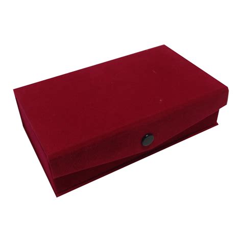 Red Decorative Jewelry Velvet Box Rs Piece Laxmi Jewel Case Id