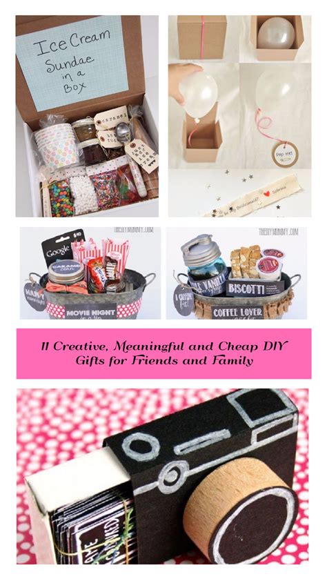 These unique best friend gifts are perfect for any occasion, including birthdays and the holidays. 11 Creative, Meaningful and Cheap DIY Gifts for Friends ...