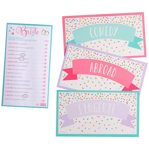What Would The Bride Say Bridal Shower Game Party City