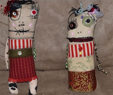 handmade monster rag dolls by diane slagle art dolls handmade dolls handmade ugly dolls