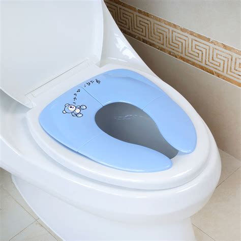 Customized Baby Products Plastic Travel Potty Soft Foldable Toilet Seat