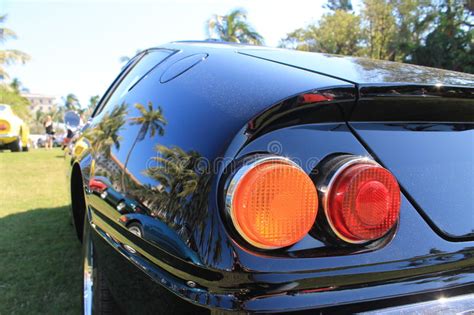 Classic Sports Car Tail Lights Editorial Photo Image 36239981
