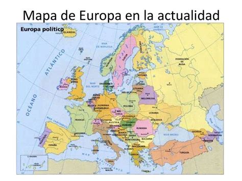 Cambios En El Mapa De Europa A Través