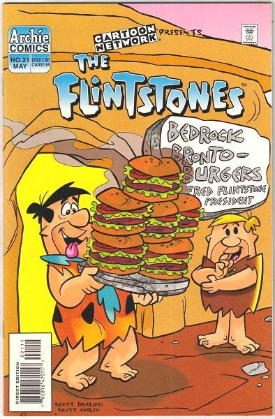 Fred Barney And Lots Of Bronto Burgers Los Picapiedras Dibujos De
