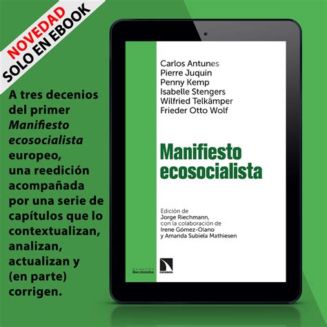 libros catarata on twitter a tres decenios del primer manifiesto ecosocialista europeo una