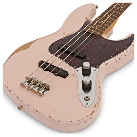 Fender Flea Signature Jazz Bass Roadworn Shell Pink Fast Neu Gear Music