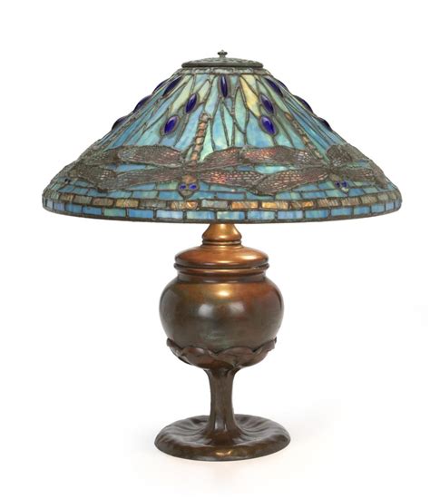 sold price a tiffany style leaded glass table lamp november 2 0120 10 00 am pst