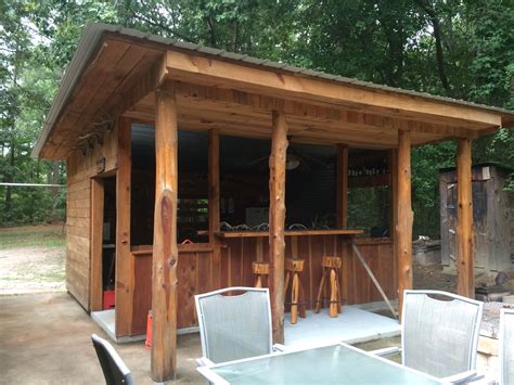 5 suggestions for organizing your outdoor bar areas more efficiently. Outdoor bar and grill area by Locke's Hunting Knives and ...