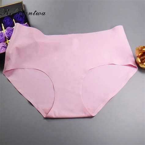 Rebantwa Sexy Panties 6pcs Lot Ultra Thin Underwear Women Plus Size 3xl 4xl Ice Silk Seamless