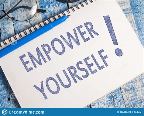 Empower Yourself Motivational Business Words Quotes Concept Stock