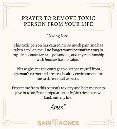 7 Prayers To Remove Toxic Person From Your Life With Images