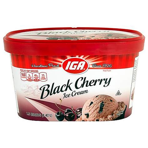 Iga Black Cherry Ice Cream Ice Cream Treats And Toppings Nam Dae Mun