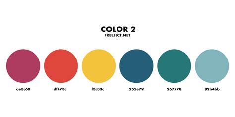 Color Palette Png 6 Color Combinations