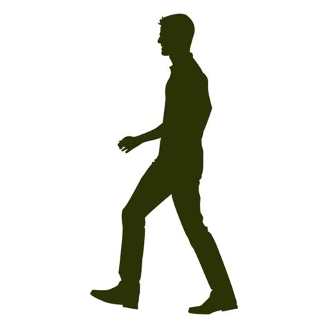 Man Walking Silhouette Png