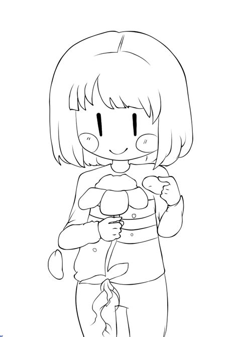 You can download and print this fanart of chara coloring page from undertale coloring pages for individual and noncommercial use only. Chara Outline by Kyoneko-chan on DeviantArt