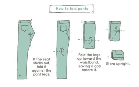 How To Fold Pants A Step By Step Guide Ihsanpedia