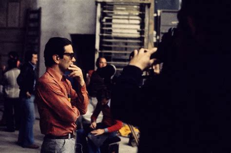 Pier Paolo Pasolini On The Set Of Salo Or The 120 Days Of Sodom 1975 Pier Paolo Cinema