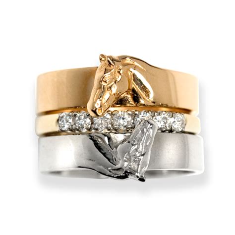Https://tommynaija.com/wedding/horse Wedding Ring Sets