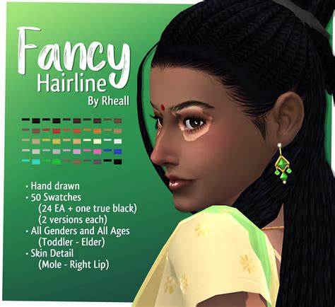 Sims 4 Fancy Hairline Micat Game