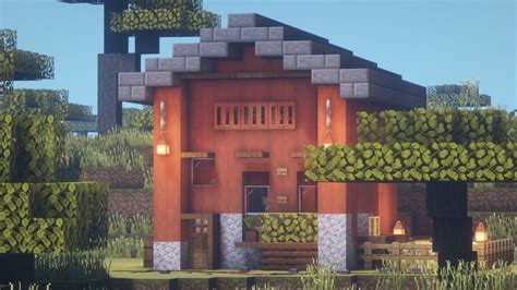 Minecraft How To Build A Acacia Wood House Minecraft Map