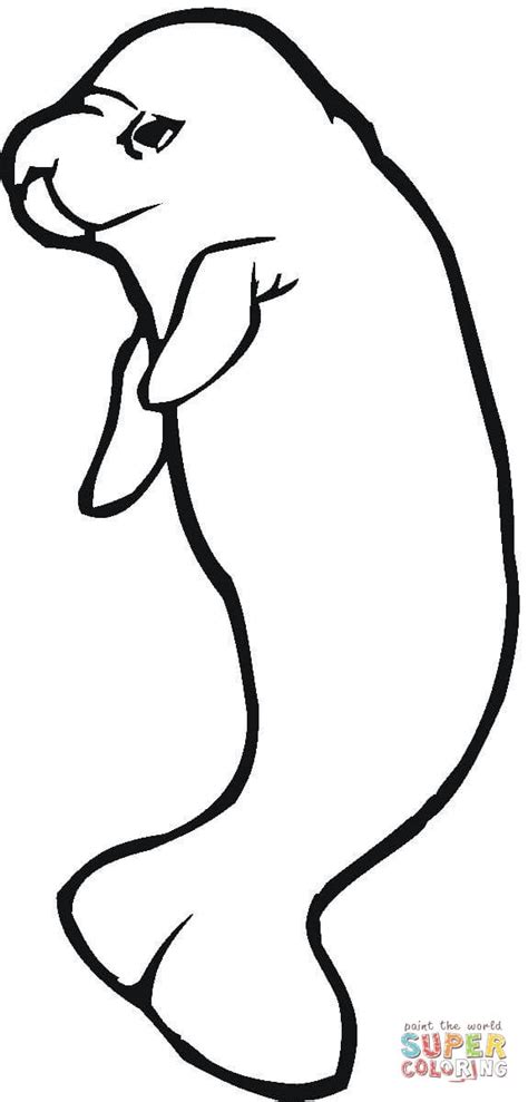 For enthusiasts of this game and just aspiring artists, we have collected 100 minecraft coloring pages. Manatee coloring page | Free Printable Coloring Pages